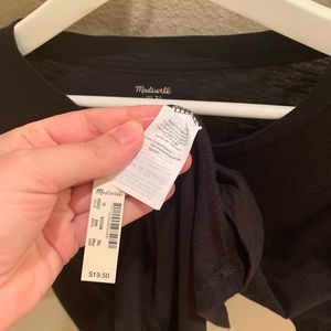 NWT Madewell black t shirt